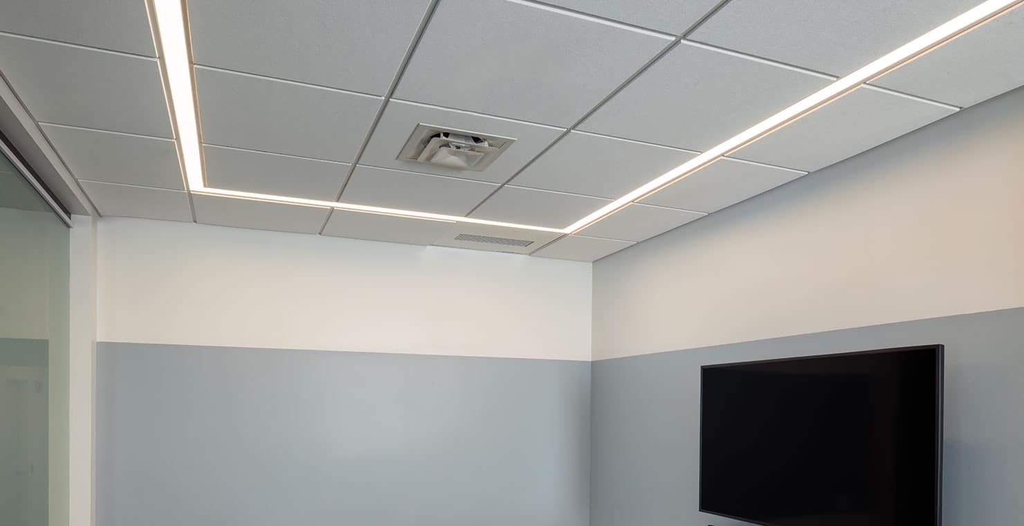 Acoustical Ceiling work at Atlantic Federal Credit Union